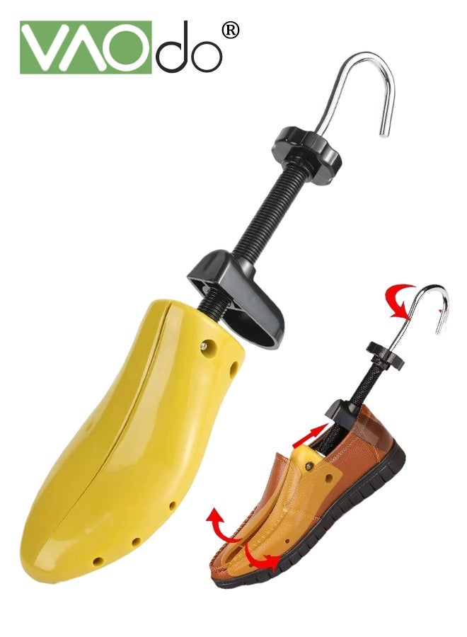 VAOdo Professional 2-Way Premium Shoe Stretcher, Tough Plastic Shoe Trees, Adjustable Length & Width Durable Shoe Shaper for Men, for Wide Feet, Bunions or Calluses, Multifunctional Shoe Shaper Expander Stretch Suitable for Leather Shoes, Sneakers, Casual Shoes - Image 1