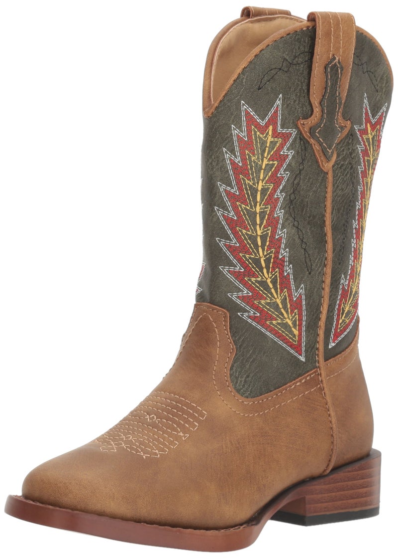 Roper Toddlers Arrowheads Boot Tan 6