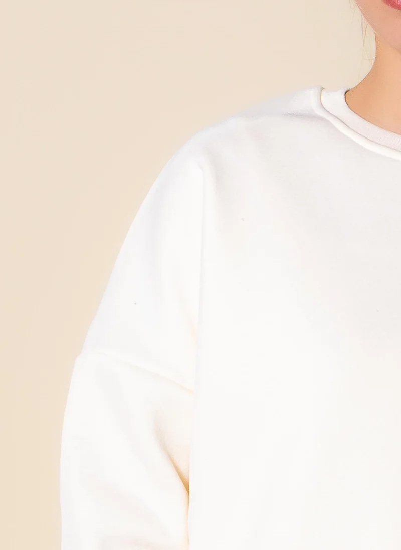 SHAPES Beige SOFT SWEATSHIRT SET for Women | Best Price UAE
