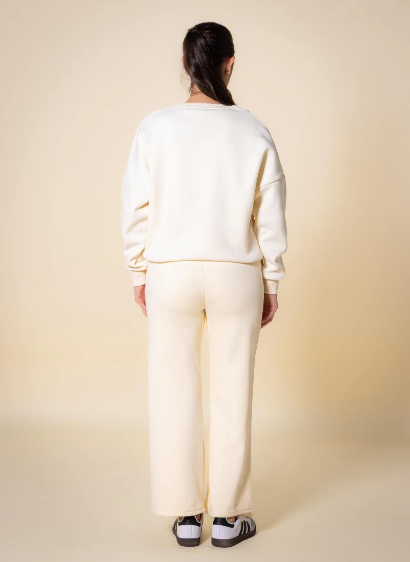 SHAPES Beige SOFT SWEATSHIRT SET for Women | Best Price UAE