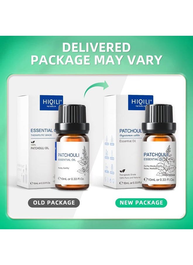 HIQILI 0.33Fl Oz Patchouli Essential Oil,100% Pure for Diffuser,Perfume DIY, Candle Soap Making-10ml  - Image 5