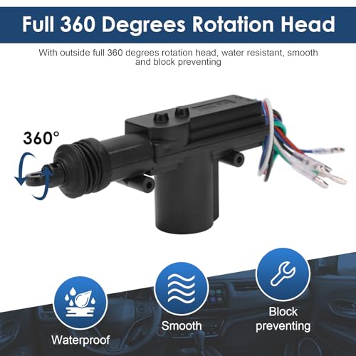 ZERONE مجموعة قفل عن بُعد، جهاز تحكم عن بُعد عالمي للسيارة 4 أبواب نظام قفل مركزي كهربائي قفل تلقائي مجموعة دخول بدون مفتاح للشاحنات والسيارات 2 3 4 أبواب - Image 3