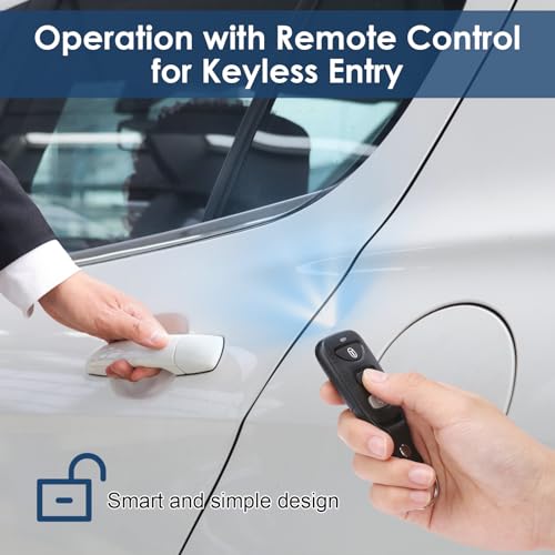 ZERONE مجموعة قفل عن بُعد، جهاز تحكم عن بُعد عالمي للسيارة 4 أبواب نظام قفل مركزي كهربائي قفل تلقائي مجموعة دخول بدون مفتاح للشاحنات والسيارات 2 3 4 أبواب - Image 2