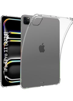 MIGOFAST IPad Pro 11 inch 2024 Clear TPU Case Shockproof Transparent Cover Shock Absorbing Flexible TPU Protective Cover Clear  - Image 1