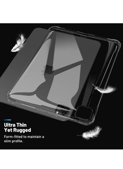 MIGOFAST IPad Pro 11 inch 2024 Clear TPU Case Shockproof Transparent Cover Shock Absorbing Flexible TPU Protective Cover Clear  - Image 3
