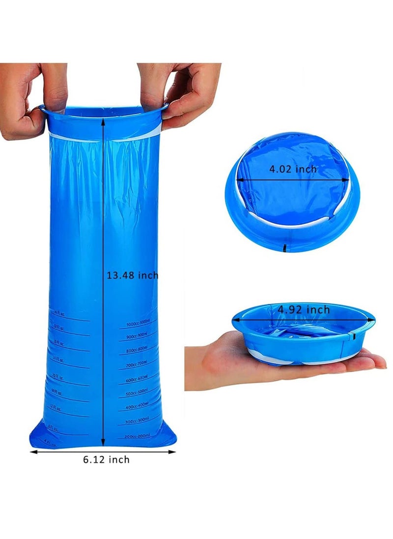 ULHYC 10 Pack  Disposable Emesis Bags 1500 ml, Vomit Bags for Travel and Motion Sickness,  - Image 3
