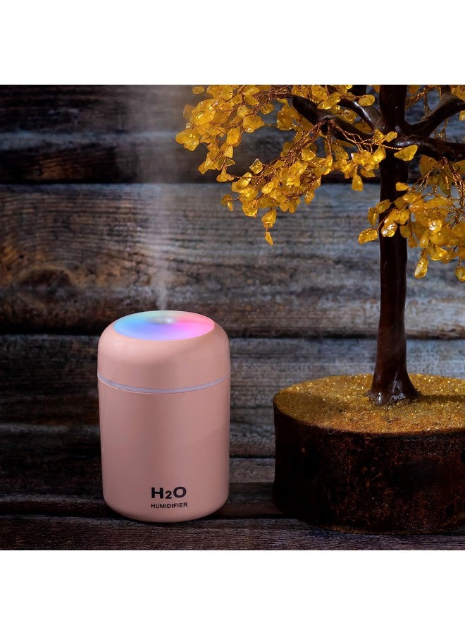SELLER ZONE Humidifiers with Colorful Light for Room, Bedroom, Office, Car (Pink)300ml milliliter - Image 2
