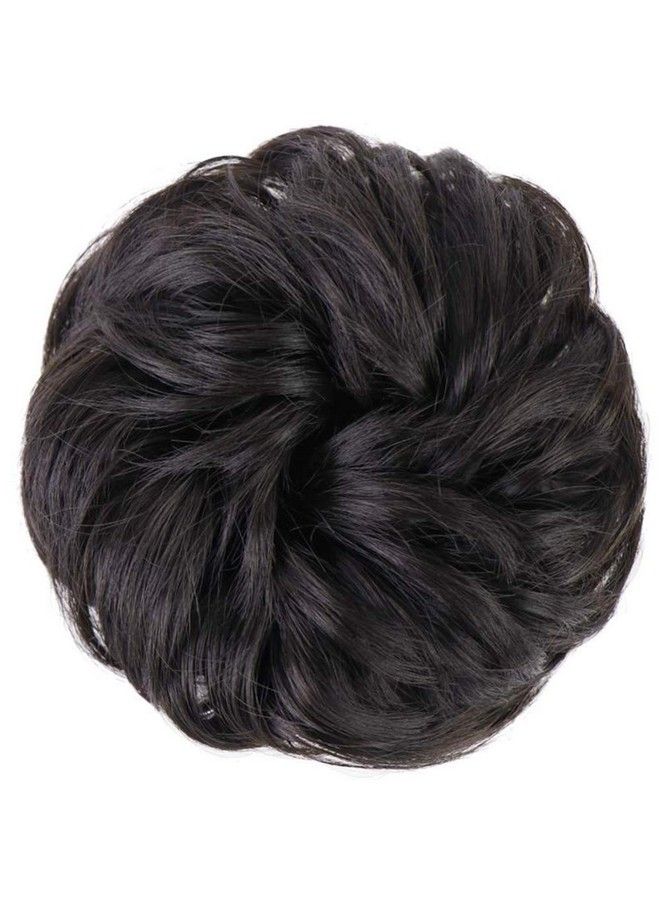 MORICA 2Pcs Messy Hair Bun Extensions Curly Wavy Messy Synthetic Chignon Hairpiece Scrunchie Scrunchy Updo Hairpiece For Women. - Image 3