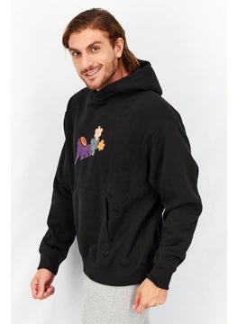 Puma x Perks And Mini Men Sportswear Fit Hooded Long Sleeve Sweatshirts, Black  - Image 4