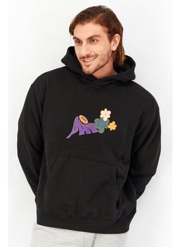 Puma x Perks And Mini Men Sportswear Fit Hooded Long Sleeve Sweatshirts, Black  - Image 1