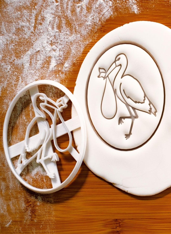 Bakerlogy Stork with Baby Cookie Cutter, 1 piece - Bakerlogy - Image 2