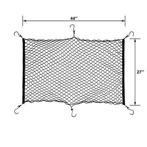 Hikenture Cargo Net for Folding Wagon - Anti-Falling Nylon Cover With 6 Hooks - Image 2