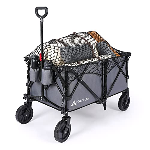 Hikenture Cargo Net for Folding Wagon - Anti-Falling Nylon Cover With 6 Hooks - Image 4