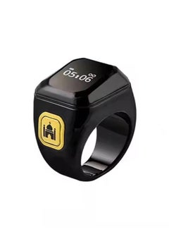 Generic Smart Rings for Men,Tasbih Rechargeable Finger Counter Prayer Smart Rings Unisex Multi-Language Rings Finger Counter Gifts, 5 Prayer Time Reminder App-Enabled Pray Trackers 22mm  - Image 2