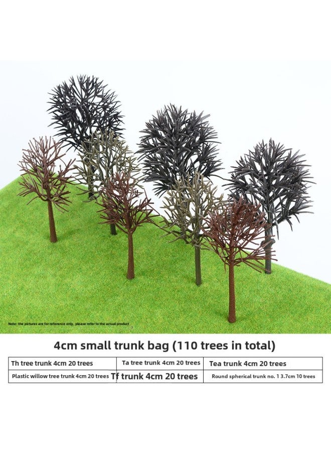 Finished Tree Set Building Sand Table Model Material Scene Micro Landscape Tree Model Diy Handmade Tree Trunk-Color:4cm Small Tree Bag  - Image 1