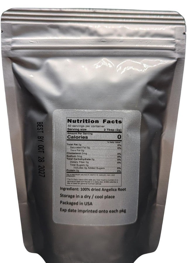 Nature Tea Angelica Root -Angelica archangelica Dried Root Cut (01 oz) - Image 3