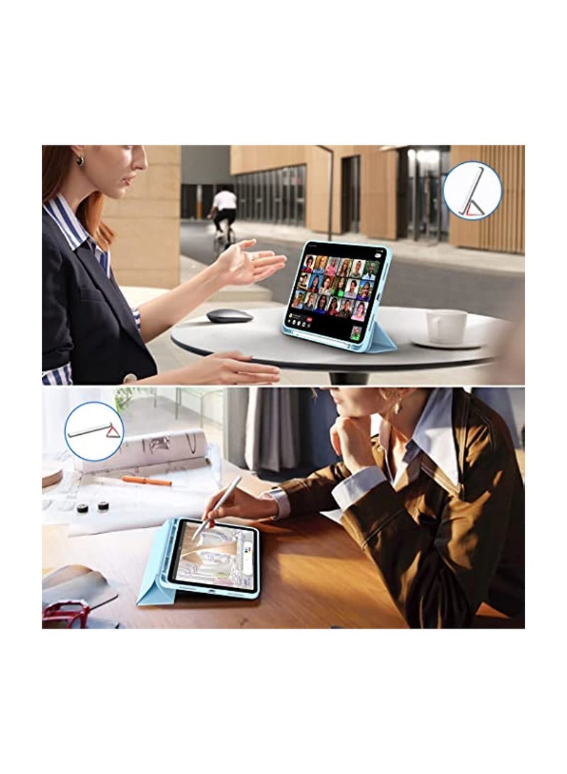Case for iPad 10th Generation with Pencil Holder 2022 10th Gen Cover with Pen Holder iPad Protective Smart Stand Case for iPad 10 Generation - Image 5