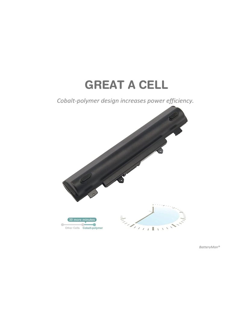 Generic - Compatible AL14A32 Battery for ACCER Aspire E1-571 E5-571 E5-411 E5-421 E5-511 E5-521 V3-472 V3-572 E14 E15 Touch Extensa 2509 2510 - Image 1