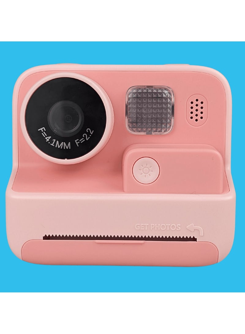 بيكوسيسي كاميرا رقمية مع طباعة - كاميرا سيلفي للأطفال فيديو 1080 بكسل كاميرا رقمية للأطفال مع صور بفاصل زمني، وتسجيل متتابع، وتسجيل متكرر | كاميرا لعبة تعليمية A/R - Image 1