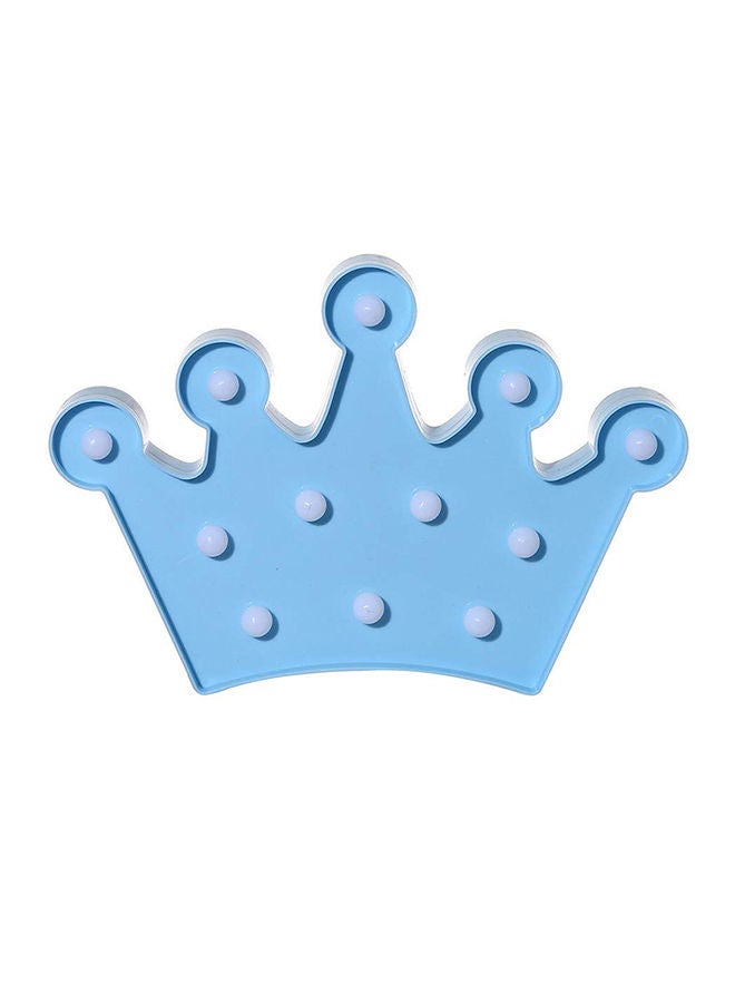 NIBEMINENT Crown LED Decoration Light Blue 31x16x6cm - Image 1