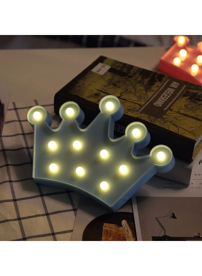 NIBEMINENT Crown LED Decoration Light Blue 31x16x6cm - Image 2