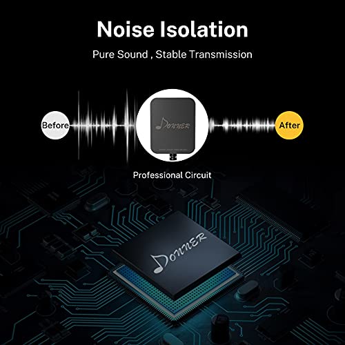 Donner DPA-100 Guitar Pedal Power Supply Adapter 9V DC 1A Tip Negative 5 Way Daisy Chain Cables for Effect Pedal - Image 4