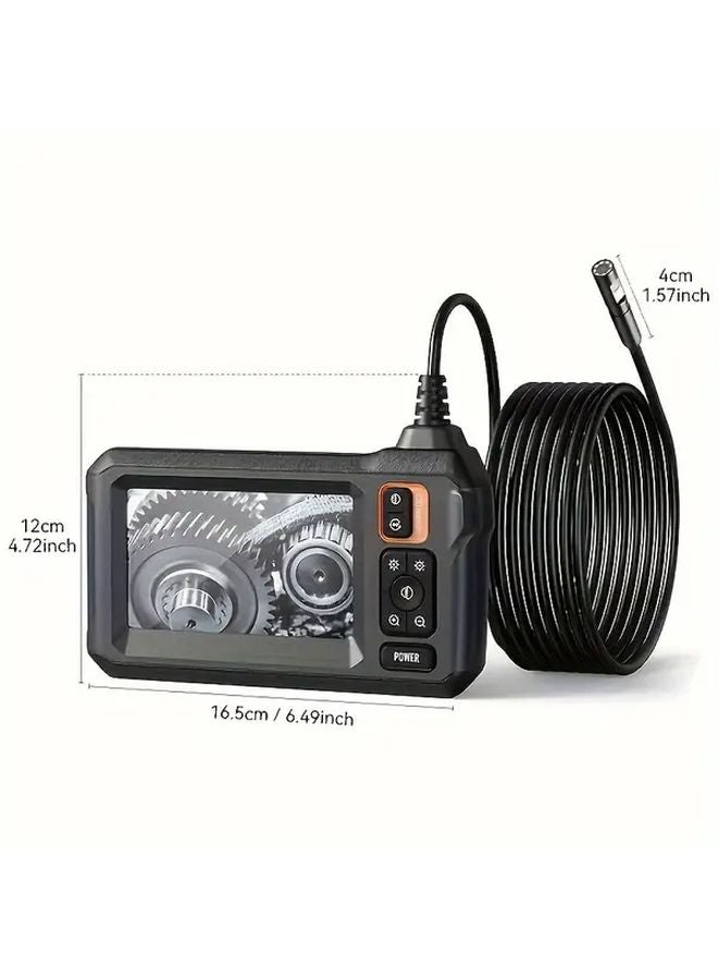 Orange Dual Lens 8mm 393.7 Inch IP67 HD Industrial Endoscope Camera - Image 4