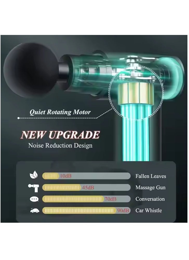 XINNUO - Deep Tissue Massage Gun – 6-Speed Percussion Massager for Muscle Pain Relief & Recovery, Rechargeable & Portable - Image 1