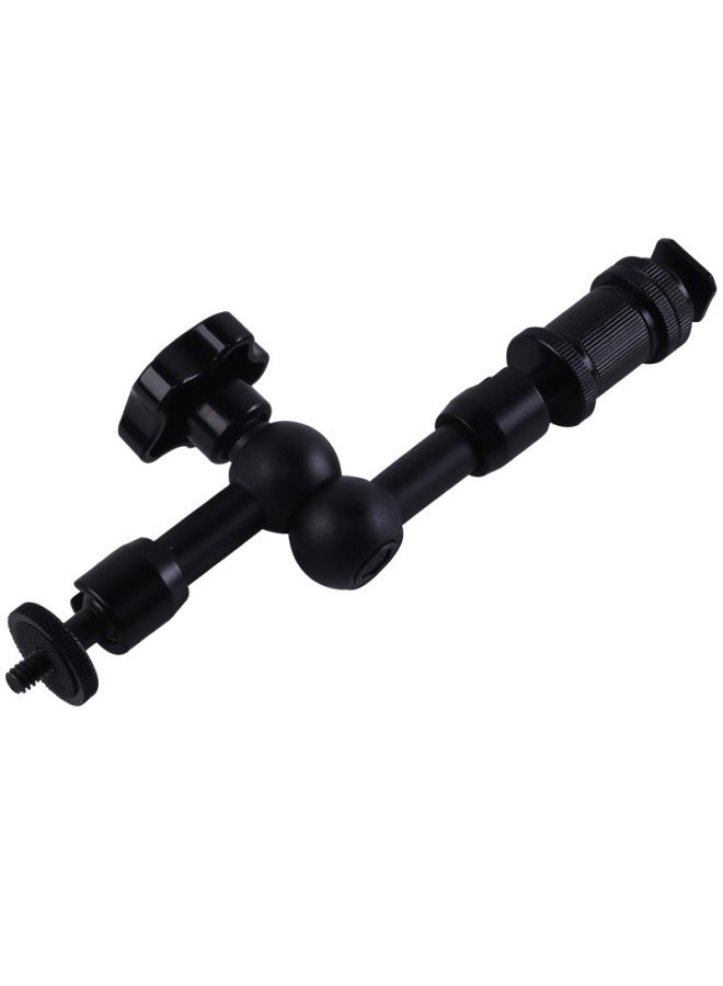 Generic Double Ball Head Universal Bracket SLR Camera Monitor Magic Handle Strange Hand Hot Boot Bracket Pea Clip Strange Hand-Color:7inch Magic Hand - Image 1