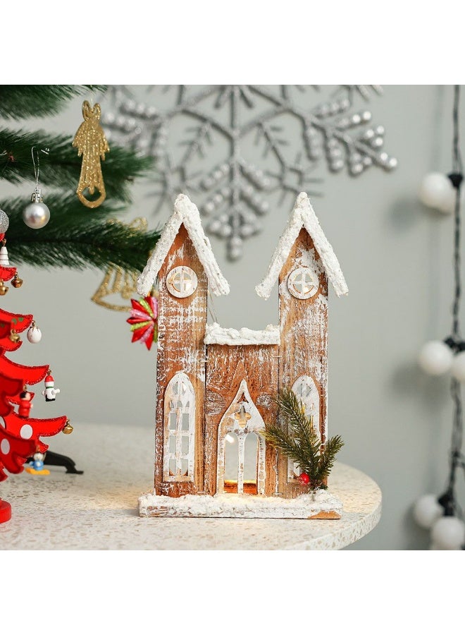 DANUBE HOME Danube Home Rudolph Christmas Led Castle - 19X6X31Cm Multi Color Festive Decor For Holiday Season Christmas Decoration Collection Decorative Home Accessories  - Image 1