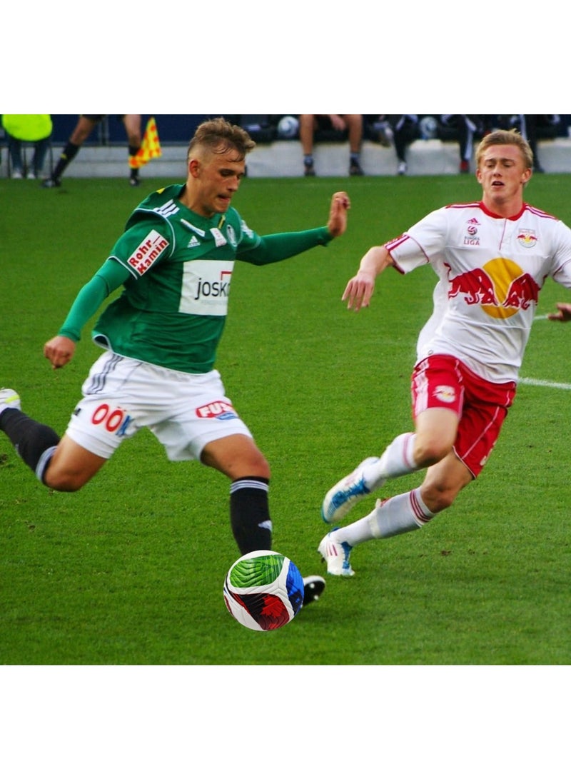 Soccer Ball Size 5, Training Soccer Football for Indoor Outdoor Training, Soccer Match Ball for Playground Players Youth Competition Test - Image 5