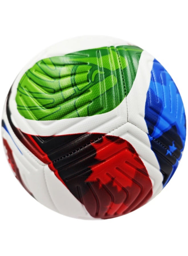 كرة قدم مقاس 5، كرة قدم تدريبية للتدريب الداخلي والخارجي، كرة مباريات كرة قدم للاعبي الملاعب، اختبار مسابقات الشباب - Image 1