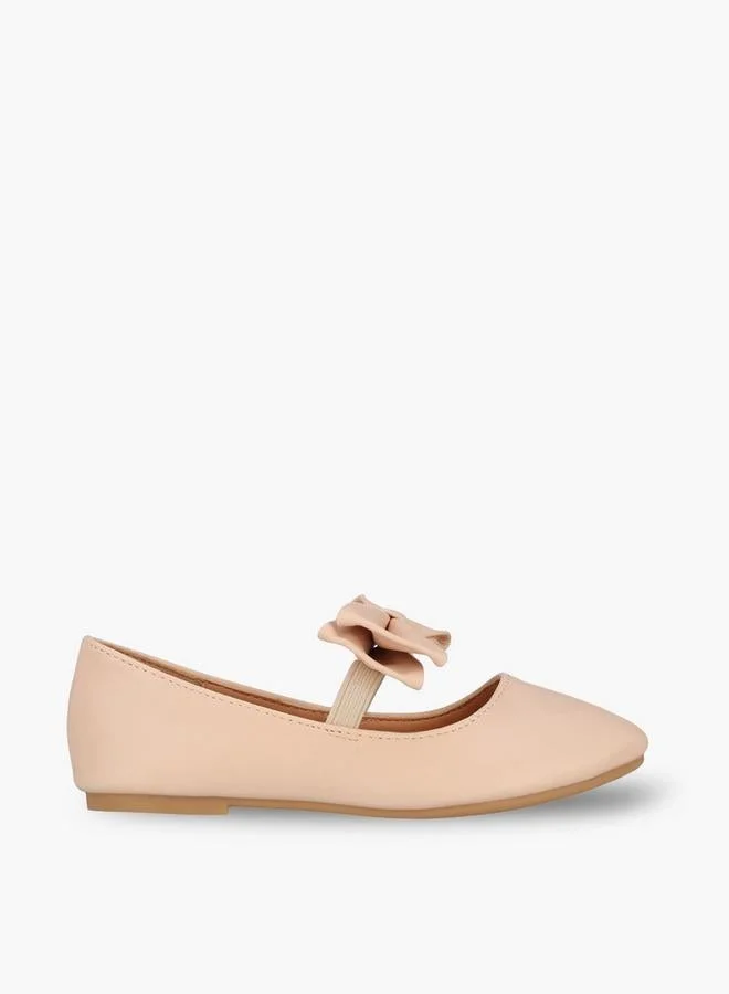 فلورا بيلا من شو إكسبرس Girls Bow Accent Mary Jane Shoes