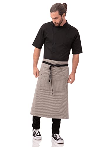 Chef Works Unisex Portland Bistro Apron, Black, One Size - Image 2