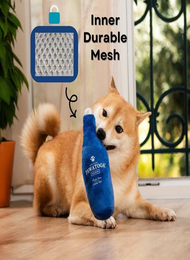Nestpark Pawatoga Funny Dog Toy - Parody Plush Squeaky Crinkle Dog Toy - Fancy Barkling Water for A Classy Dog Morning Routine - Image 4