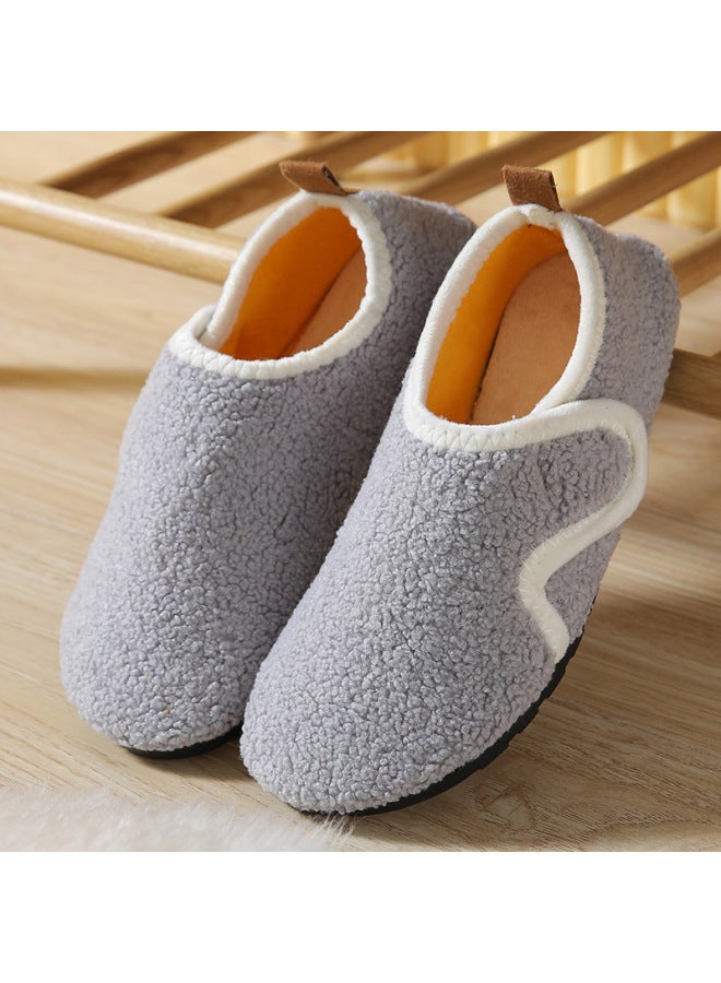 Adult Men's And Women's Home Autumn And Winter Bag With Non-slip Thick-soled Socks For Pregnant Women's Sitting Moon Shoes Mother's Floor Socks Cotton Slippers
