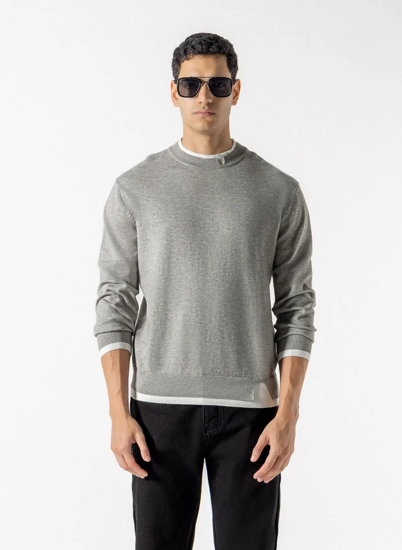 شايبس LAYERED CREWNECK SWEATER