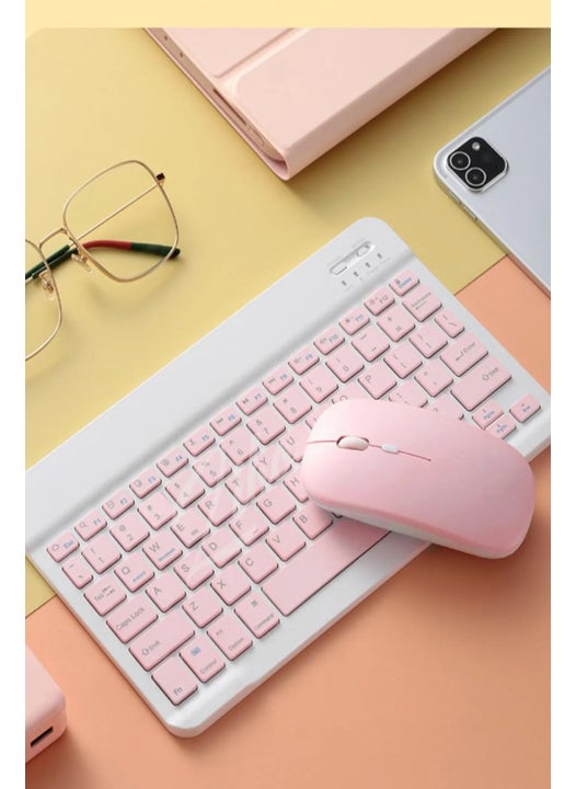 Samsung Galaxy Tab A7 Lite SM-T220 Compatible Bluetooth Keyboard Mouse Set