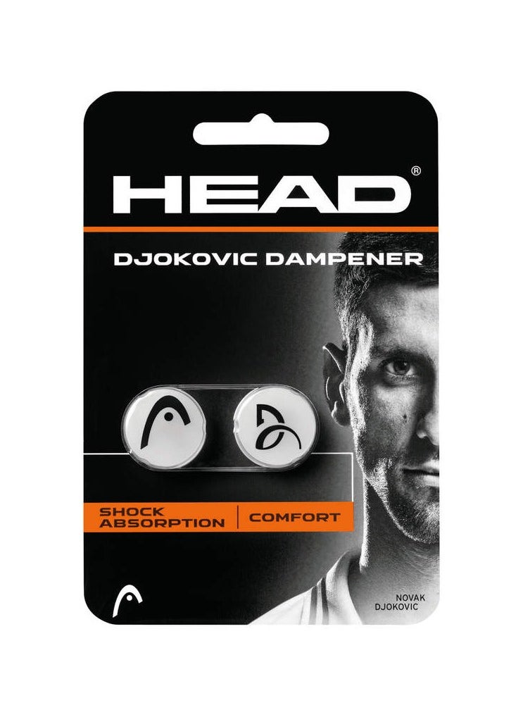 HEAD HEAD Djokovic Tennis Vibration Dampener - Pack of 2 