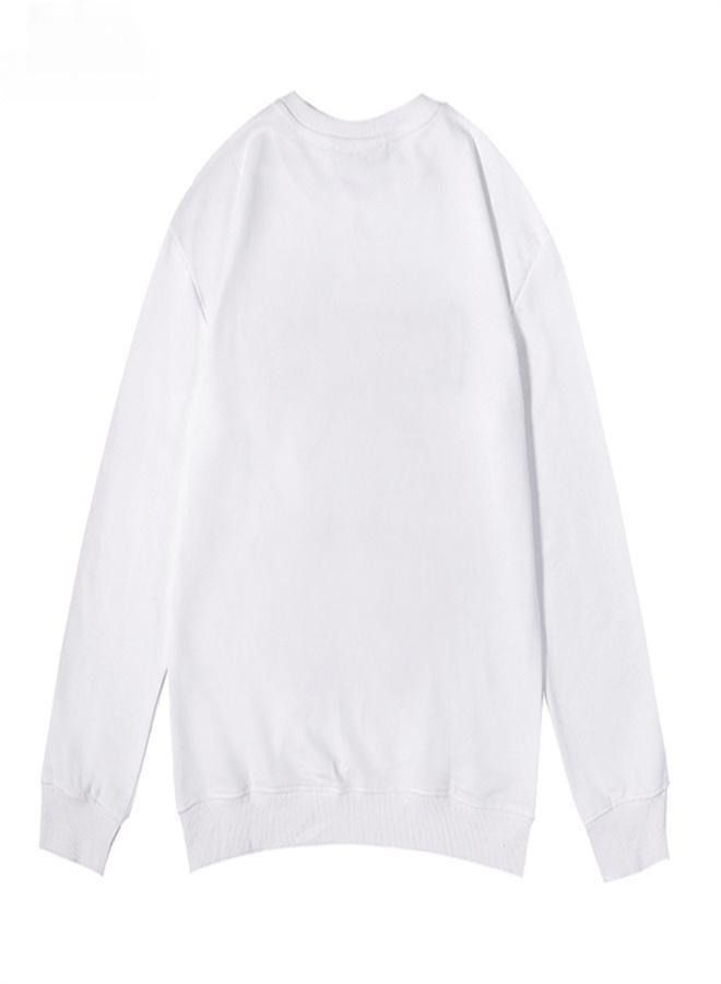 Graphic Printed Sweatshirt White  - Image 2