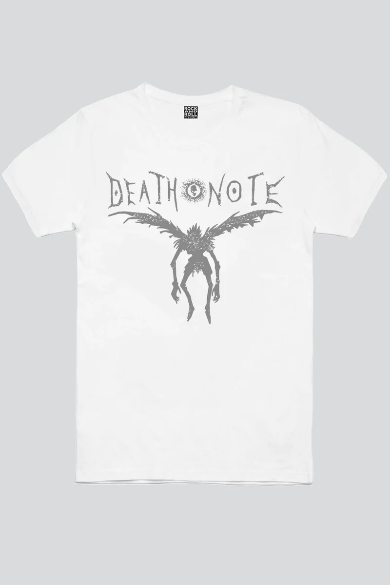 Rock&Roll Winged Note White Short Sleeve Women's T-Shirt