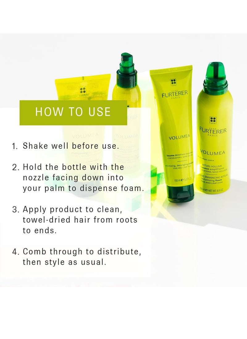 Rene Furterer Rene Furterer VOLUMEA Volumizing Foam - For Fine, Limp Hair - Lightweight - Thickening & Long-Lasting Volume - 6.8 fl. oz.  - Image 3