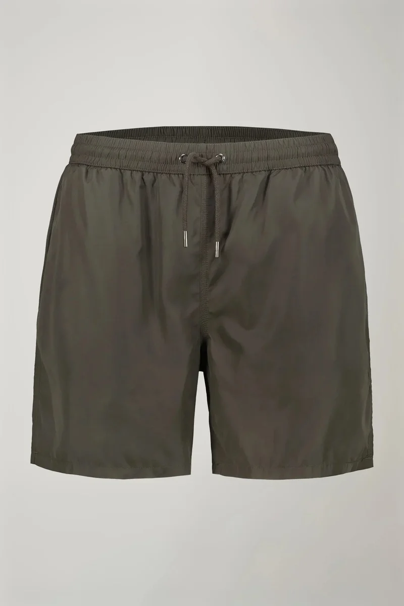 Doppelganger Green Men's swimwear solid color - Military for Men | Best Price UAE