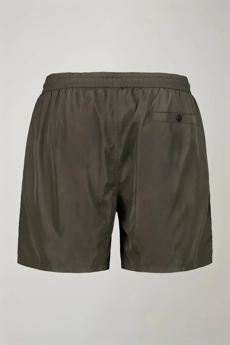 Doppelganger Green Men's swimwear solid color - Military for Men | Best Price UAE