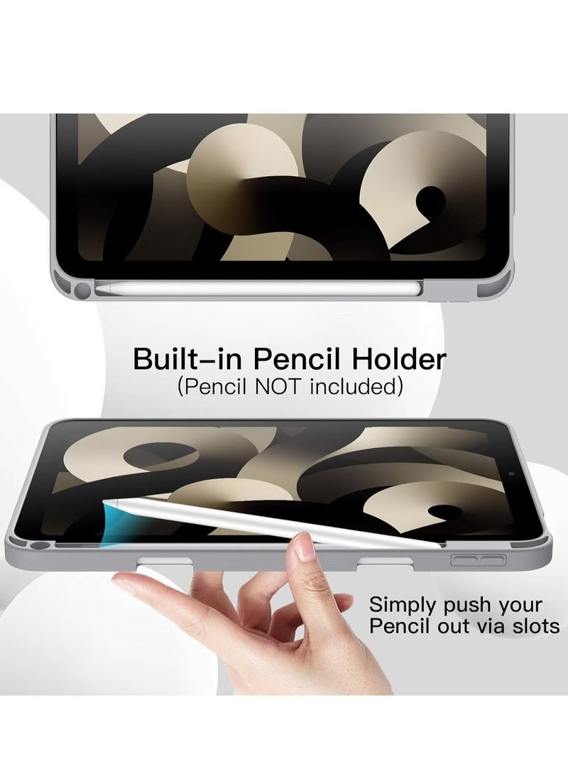 TIGER iPad Air 11-inch M2 2024 6th Generation Case with Pencil Holder, Silicone Magnetic Cover, Slim Tablet Protection for iPad Air 11-inch M2 6th Generation - Image 2