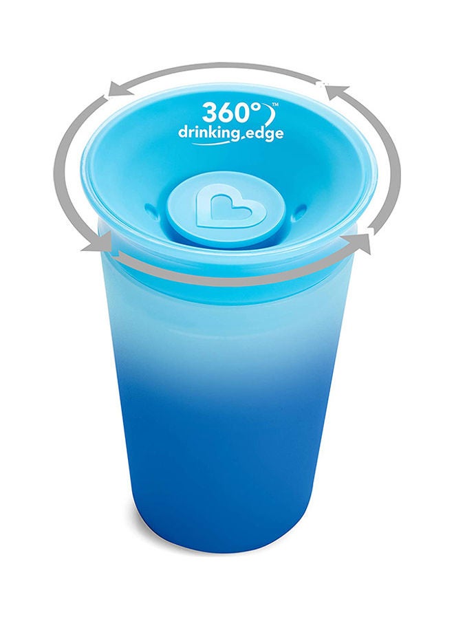 Munchkin Miracle 360° Colour Changing Sippy Cup 9 Oz/ 266ml Blue - Image 4
