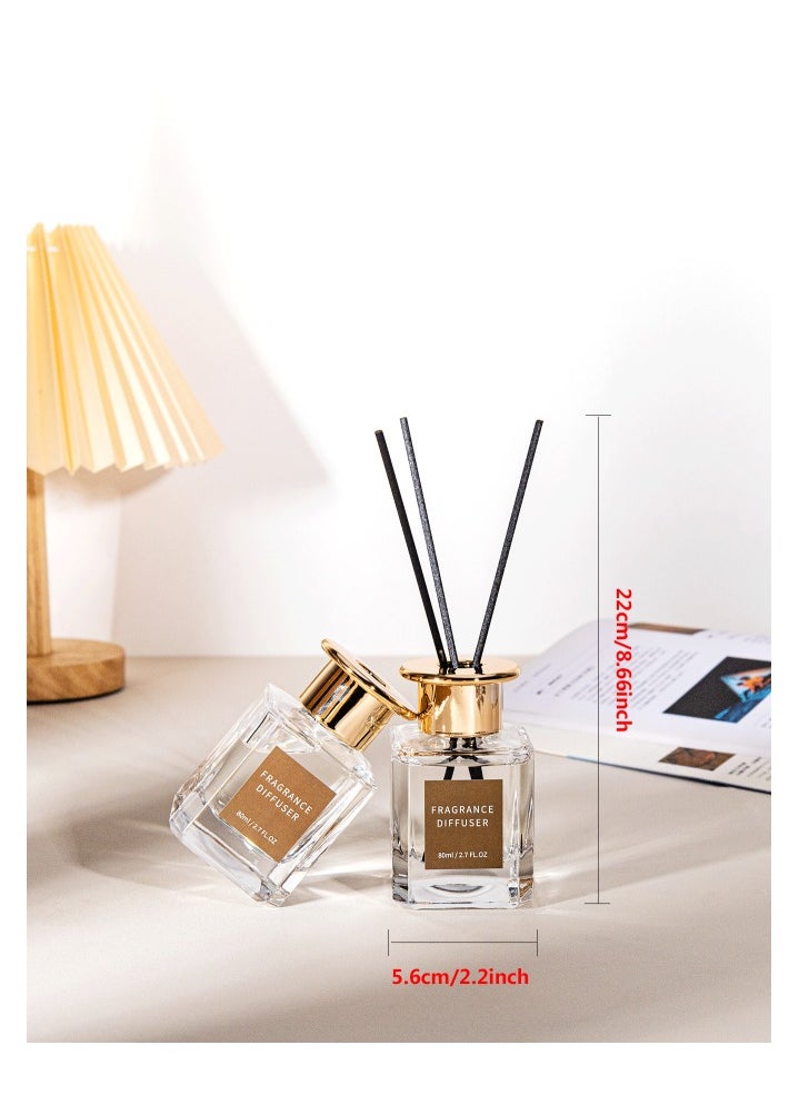 Generic - 4 Packs Reed Diffuser Set - Shangri-La | Little Iris | RedCurrant | Sandalwood | 80 ml 2.7 oz | Aromatherapy Air Freshener Fragrance Home Fragrance, Oil Diffuser - Image 1
