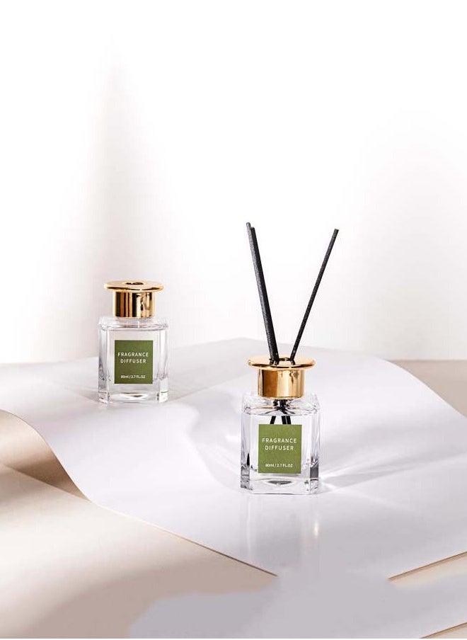 Generic - 4 Packs Reed Diffuser Set - Shangri-La | Little Iris | RedCurrant | Sandalwood | 80 ml 2.7 oz | Aromatherapy Air Freshener Fragrance Home Fragrance, Oil Diffuser - Image 1