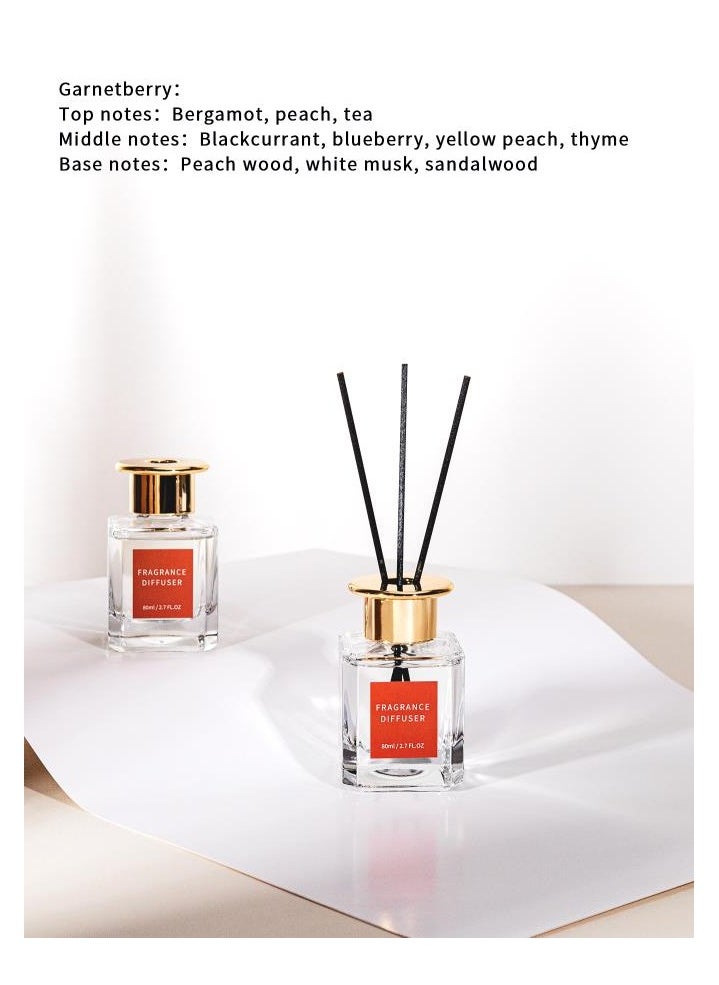 Generic - 4 Packs Reed Diffuser Set - Shangri-La | Little Iris | RedCurrant | Sandalwood | 80 ml 2.7 oz | Aromatherapy Air Freshener Fragrance Home Fragrance, Oil Diffuser - Image 1
