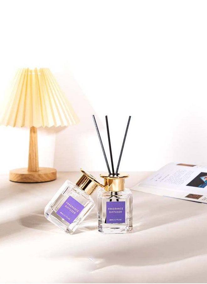 Generic - 4 Packs Reed Diffuser Set - Shangri-La | Little Iris | RedCurrant | Sandalwood | 80 ml 2.7 oz | Aromatherapy Air Freshener Fragrance Home Fragrance, Oil Diffuser - Image 1